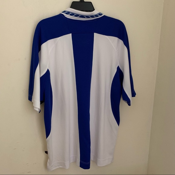 Pro Celebrity Polo Shirt White Blue Sz XL - Picture 3 of 10